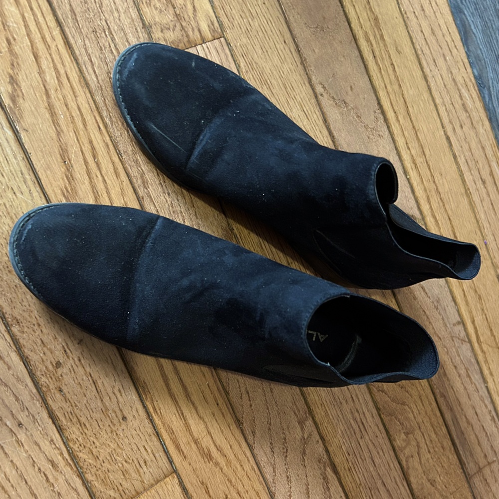 Black Suede Ankle Boots